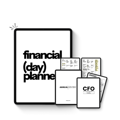 Financial day Planner classic planner